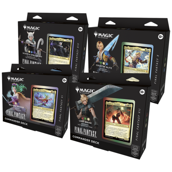 Preorder - MtG: Final Fantasy Commander Decks (Set of 4)