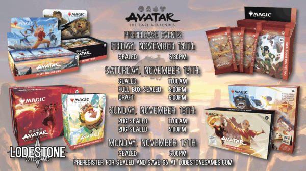 Signup - Avatar: The Last Airbender Prerelease | Nov 14 - 19