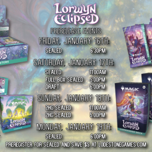 Signup - Lorwyn Eclipsed Prerelease | Jan 16-21