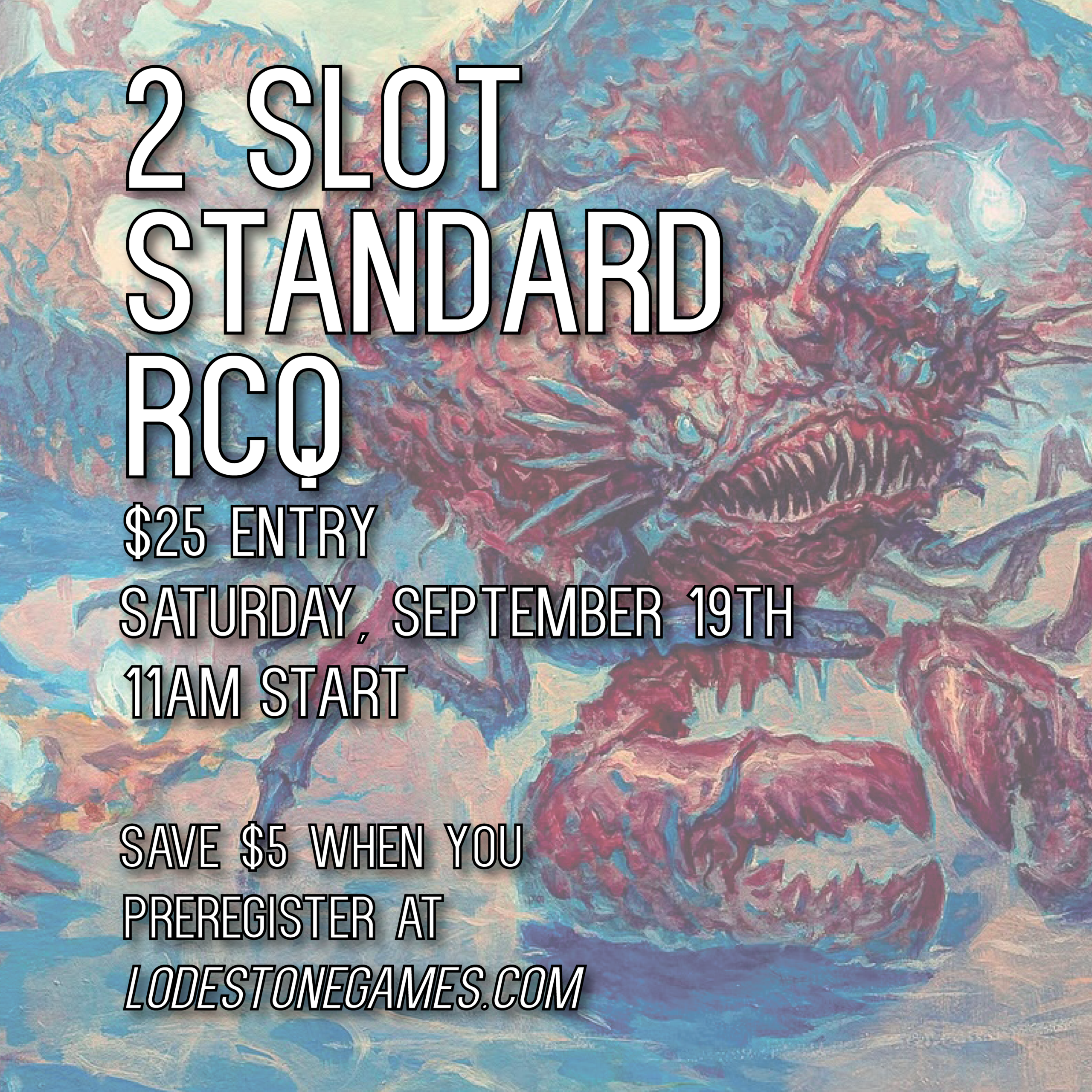 Signup - Sept 19th Standard RCQ