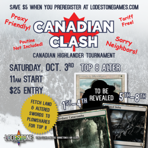 Signup - Oct. 3 Canadian Clash